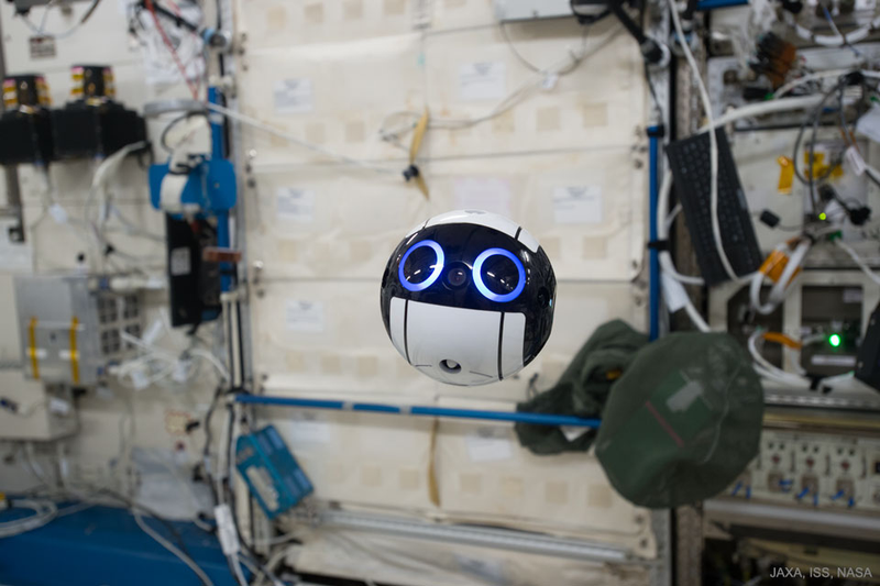 Illustration for article titled The Intentional Space Station got a floating camera ball.
